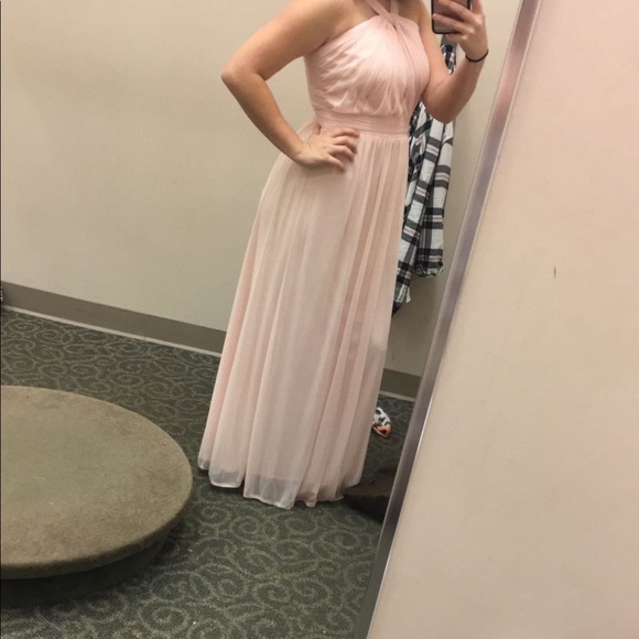 David’s Bridal Blush Dress - Picture 2 of 4